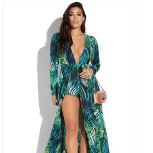 Beautiful tropical summer romper.